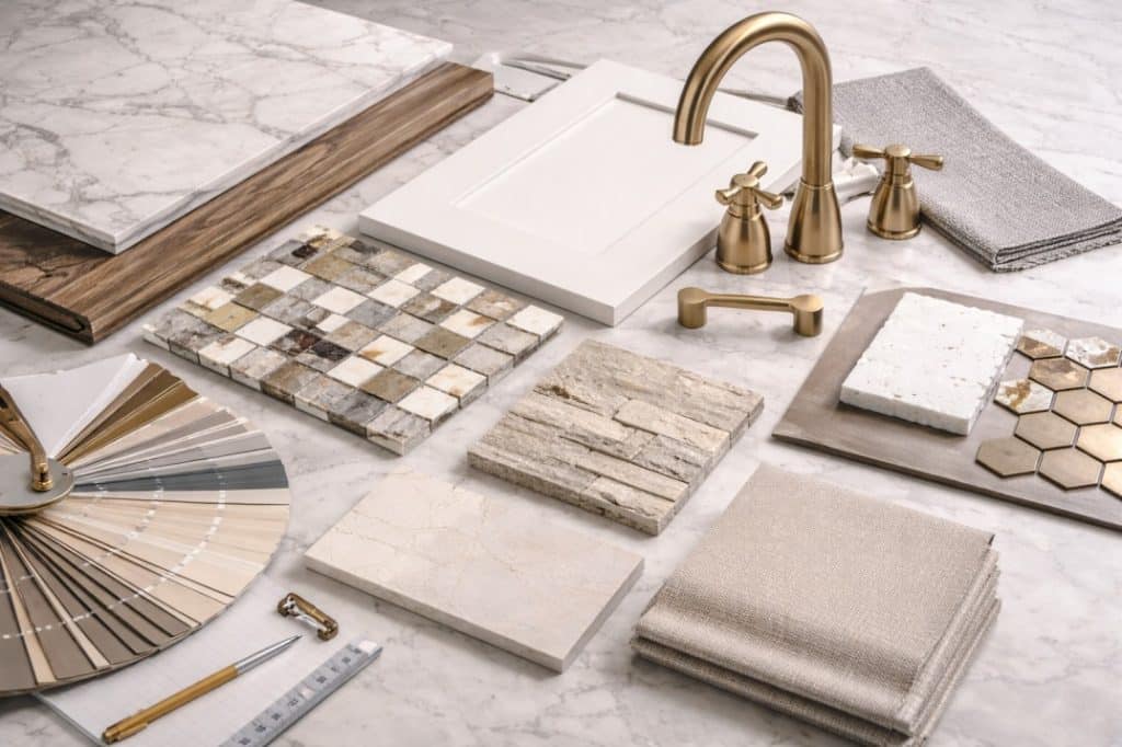 Premium bathroom remodeling materials and fixtures selection